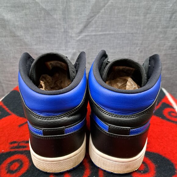 %SIZE 9.5 MEN NIKE JORDAN 1 MID ROYAL 554724-068 AJ18 main image 11